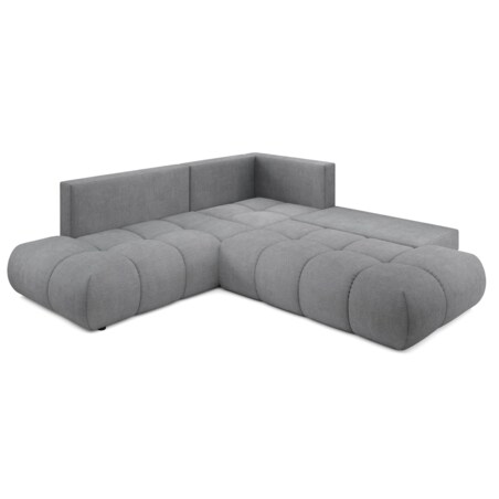 Narożnik pikowany, rozkładany z funkcją spania SOHI, Flow 17 - ciemny szar