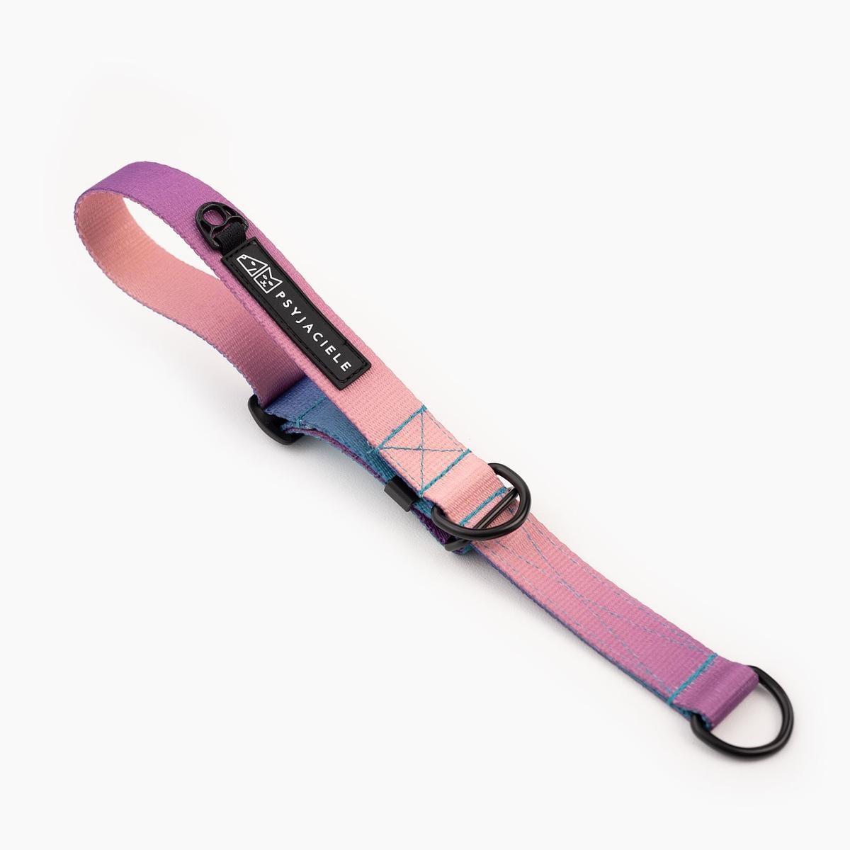 Obroża półzaciskowa dla psa lub kota "Under my ombrella" TURKUS - Szerokość taśmy: 38mm, Rozmiar: XL