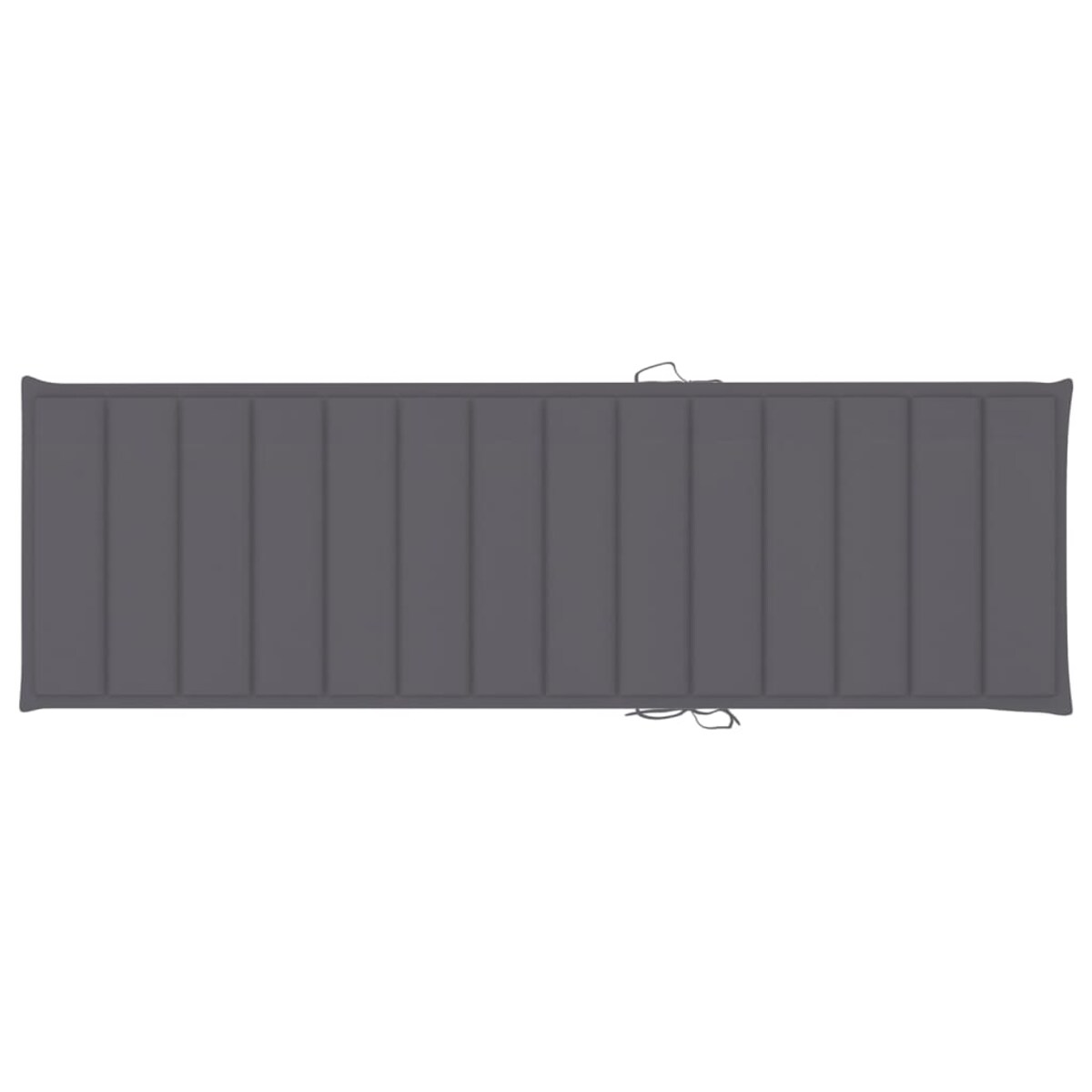 vidaXL Leżak ogrodowy ze stolikiem i poduszką, impregnowana sosna