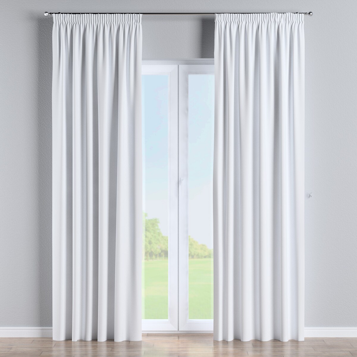 Zasłona na taśmie marszczącej 1 szt. 130x260 biały