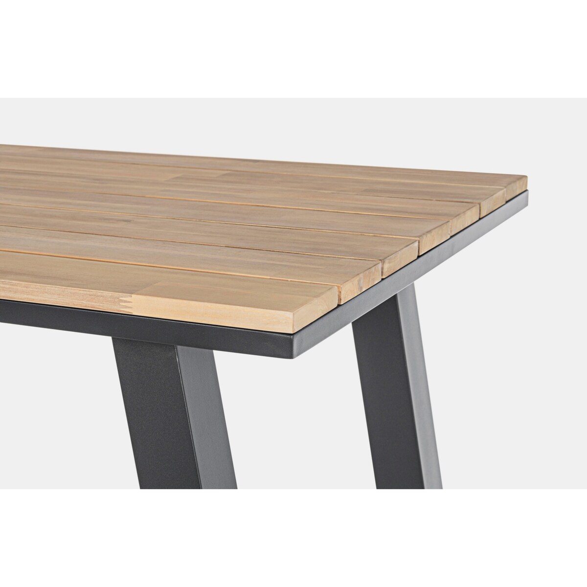 BIZZOTTO stół ogrodowy SKIPPER 101 naturalny / antracyt