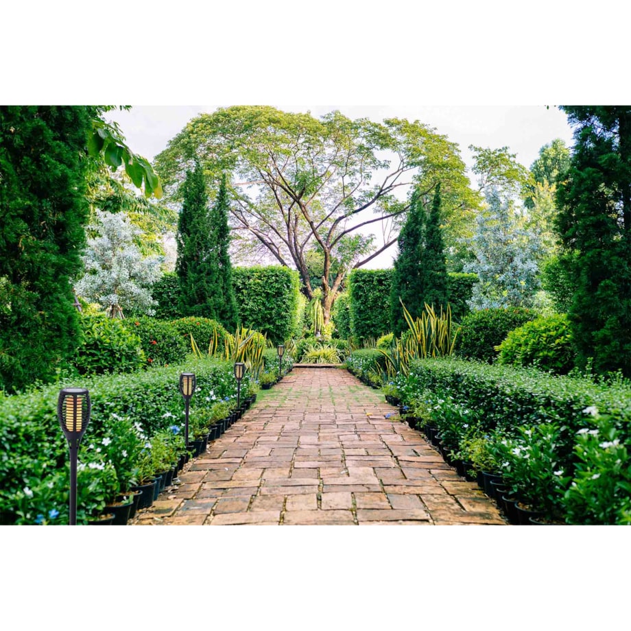 Lampa Solarna Ogrodowa Do Ogrodu Led Pochodnia Efekt Płomień Ogień 58 Cm Zestaw 2 szt.