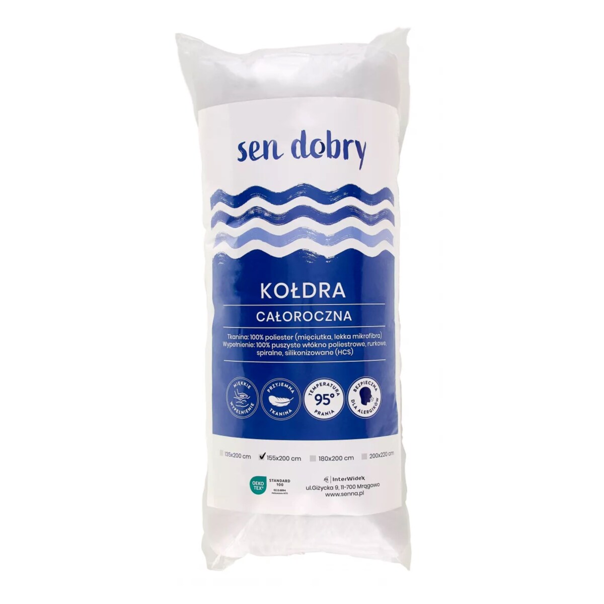 Kołdra całoroczna 135x200 SEN DOBRY