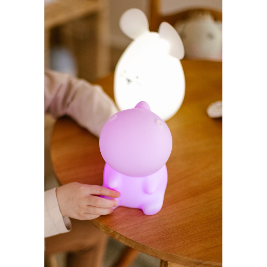 InnoGIO GIOmouse silikonowa lampka mysz LED dotykowa dla dzieci, 8 kolorów ładowana