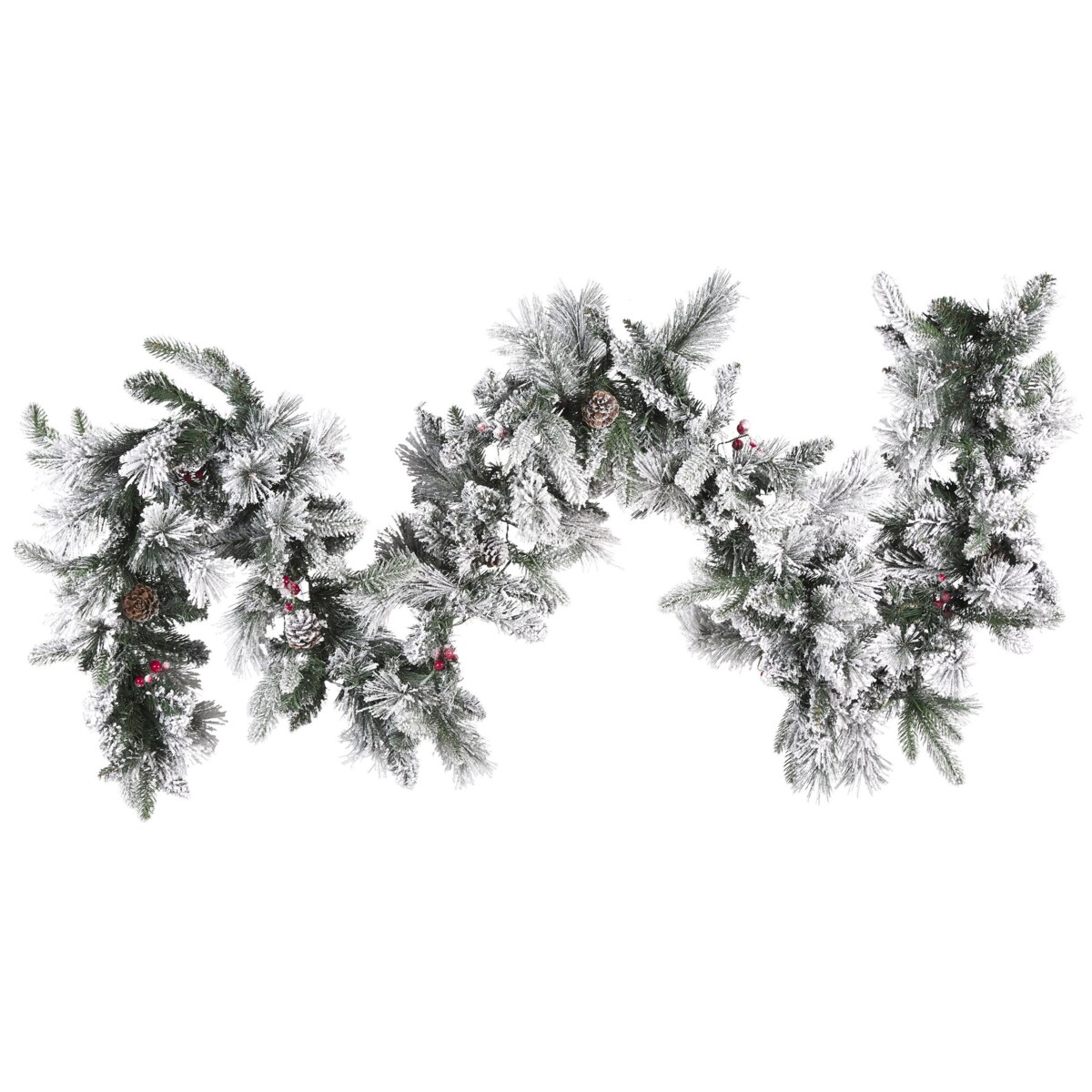 Ośnieżona girlanda LED 270 cm biała WHITEHORN