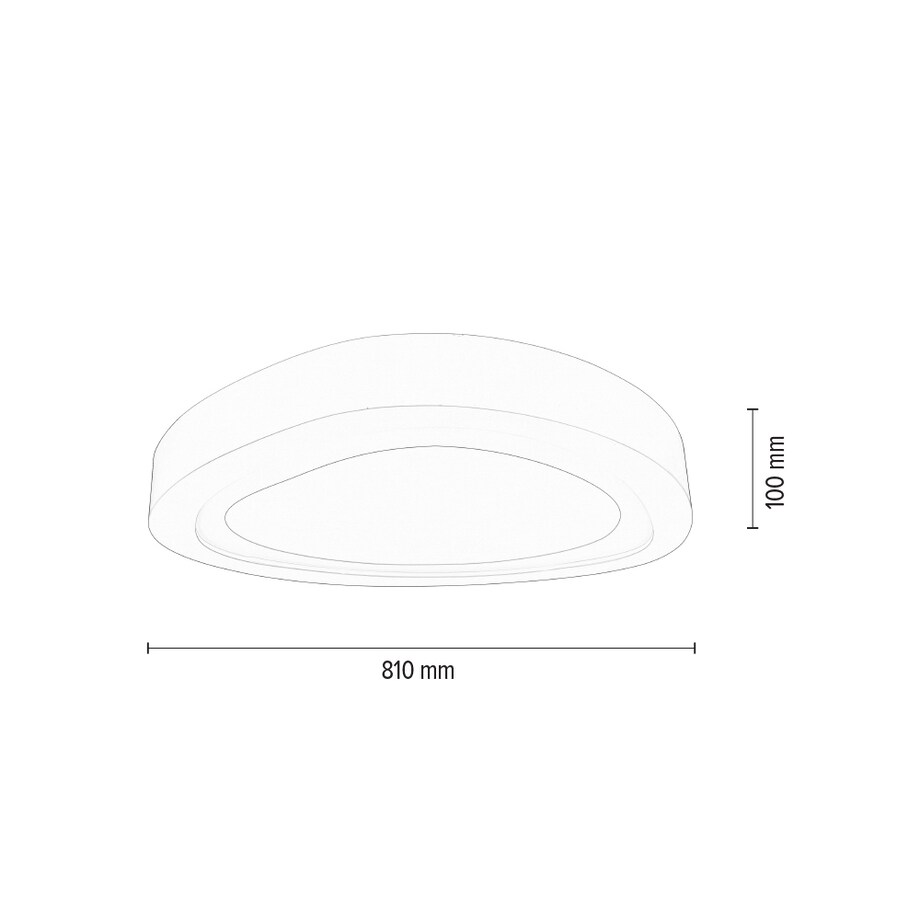 Lampa Sufitowa BRITOP Lighting 1xLED 66W Elegancka Biel w Klasycznym Designie od Polskiego Producenta, 1 szt.