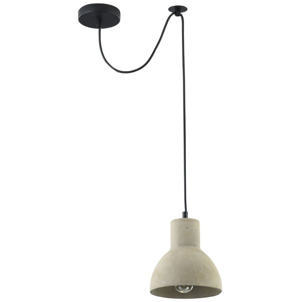 Podwieszana lampa Broni T434-PL-01-GR Maytoni nad stół loftowa szara