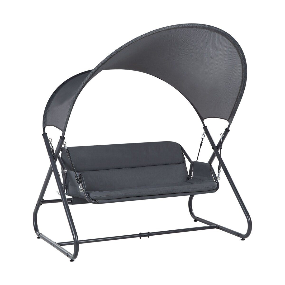 Huśtawka ogrodowa SOLAGNA Metal Ciemnoszary