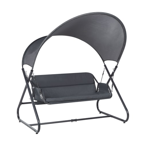 Huśtawka ogrodowa SOLAGNA Metal Ciemnoszary