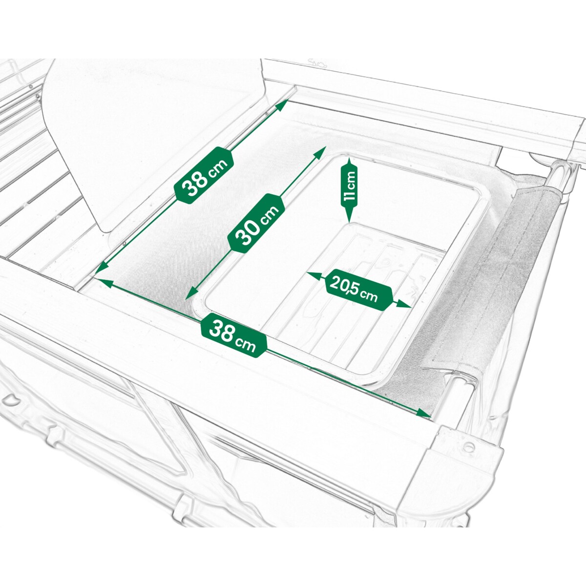 KUCHNIA TURYSTYCZNA SZAFKA stół składany ogrodowy torba KEMPINGOWY stolik
