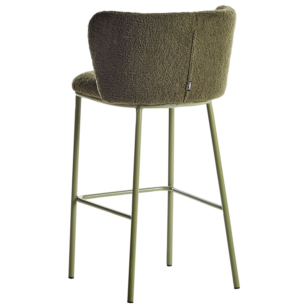Zestaw 2 krzeseł barowych MINA Zielony