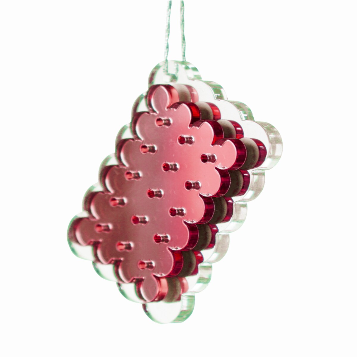 Dekoracje świąteczne HERBATNIKI czerwnone 6szt.