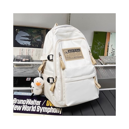 Plecak sportowy szkolny uniwersalny z brelokiem PL170B