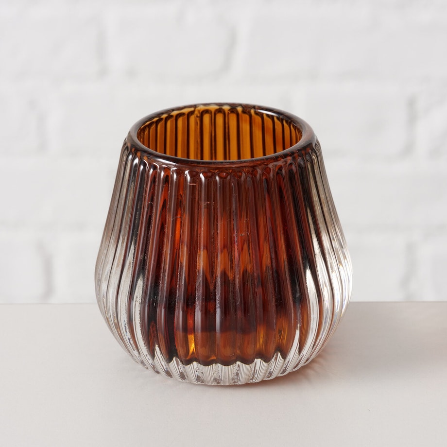 Świecznik szklany na tealight ZATO, Ø 7,5 cm