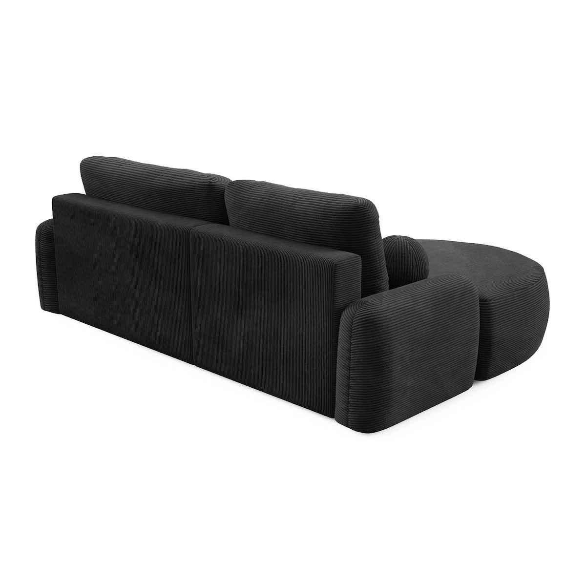 Zaokrąglony narożnik CLEO II z funkcją spania, wersja lewa, Poso 34