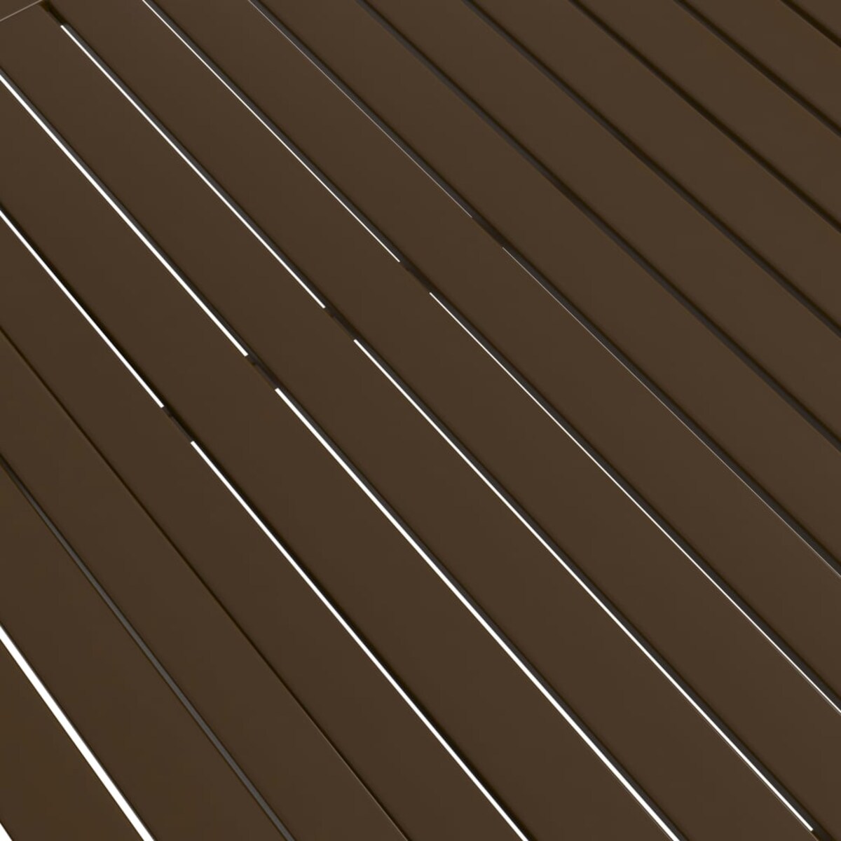 vidaXL Stół ogrodowy, brązowy, 140x80x72 cm, stal