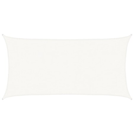 vidaXL Żagiel przeciwsłoneczny, 160 g/m², biały, 4x7 m, HDPE