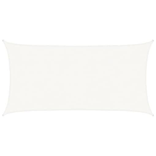 vidaXL Żagiel przeciwsłoneczny, 160 g/m², biały, 4x7 m, HDPE
