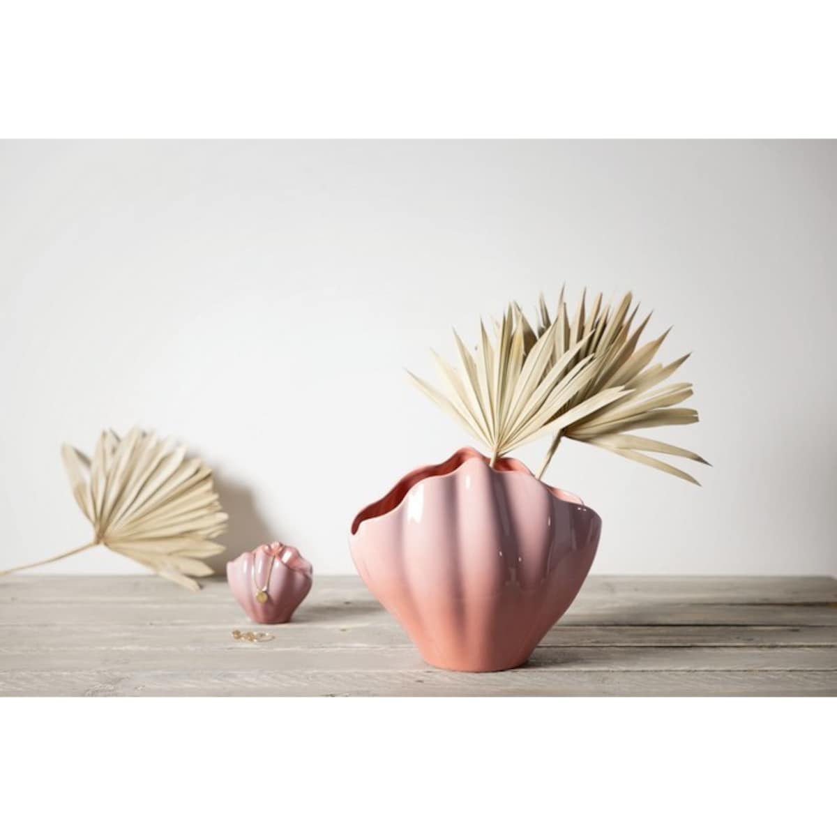 Wazon-muszla Perlemor Home koralowy, 3500 ml, Villeroy & Boch