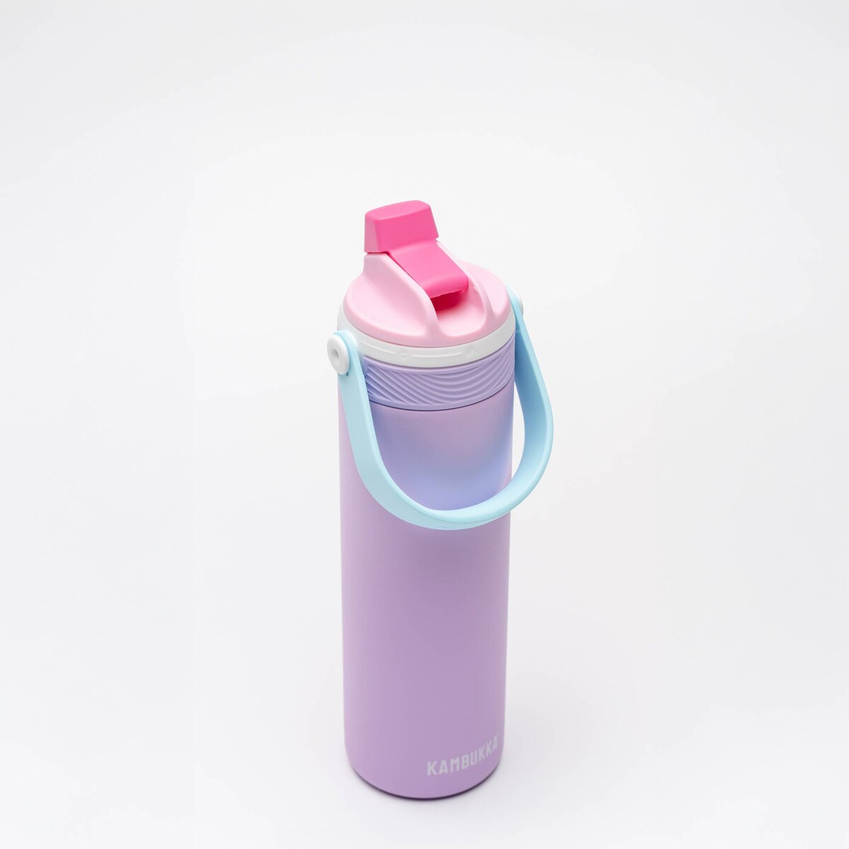Butelka termiczna na wodę ze słomką termos Dupla Insulated 600ml - Lilac Puff