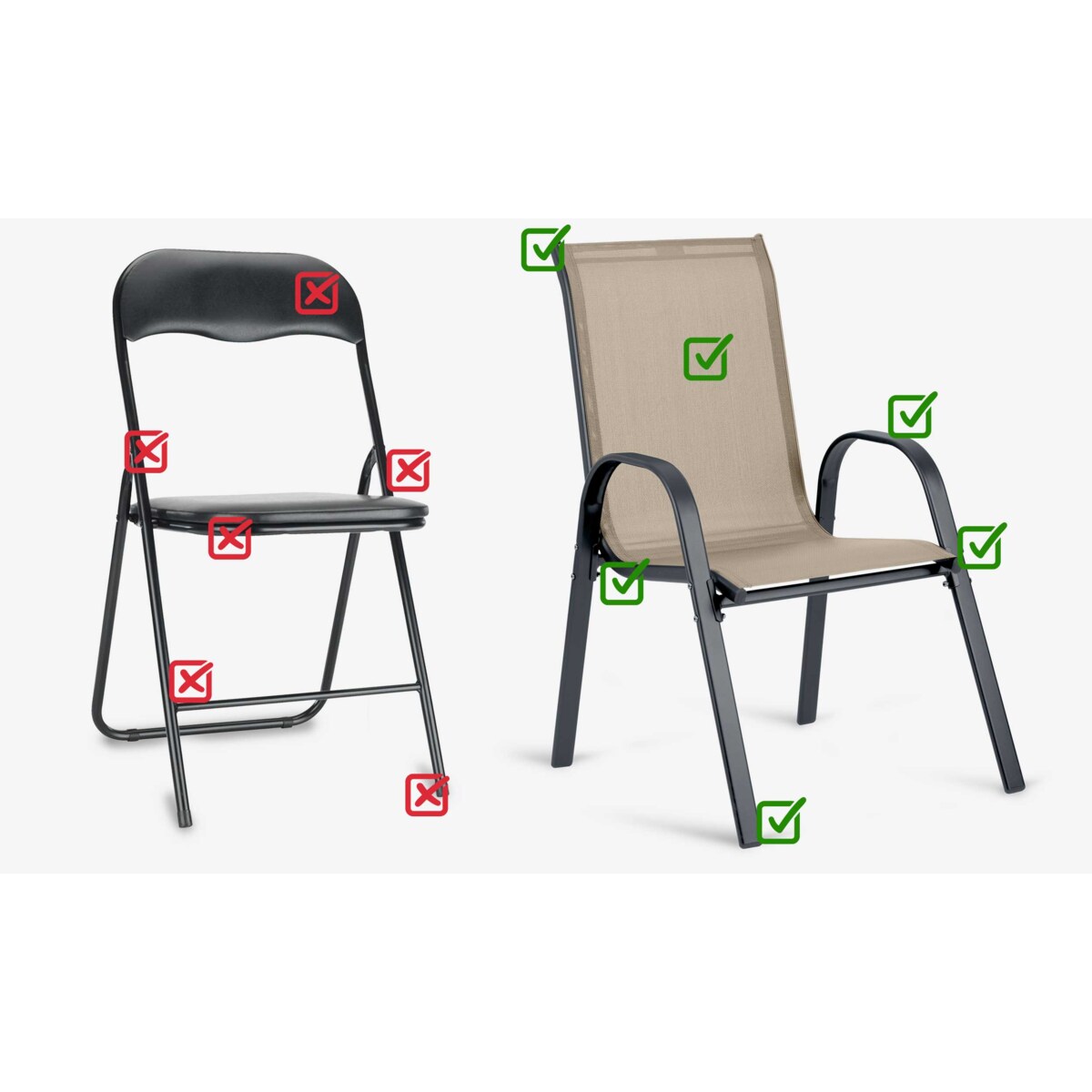 Krzesło ogrodowe na taras balkon ogród metalowe 4 szt. Sofotel