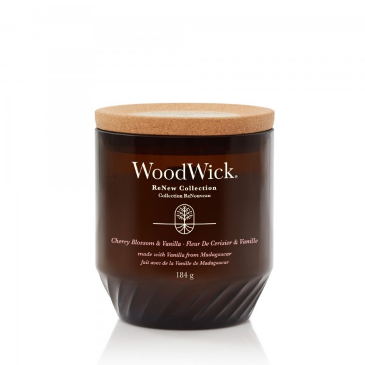 WoodWick świeca średnia CHERRY BLOSSOM & VANILLA