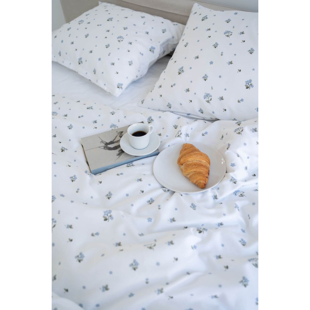 Pościel Niezapominajki 160/200 + 2 x 50/60 cm