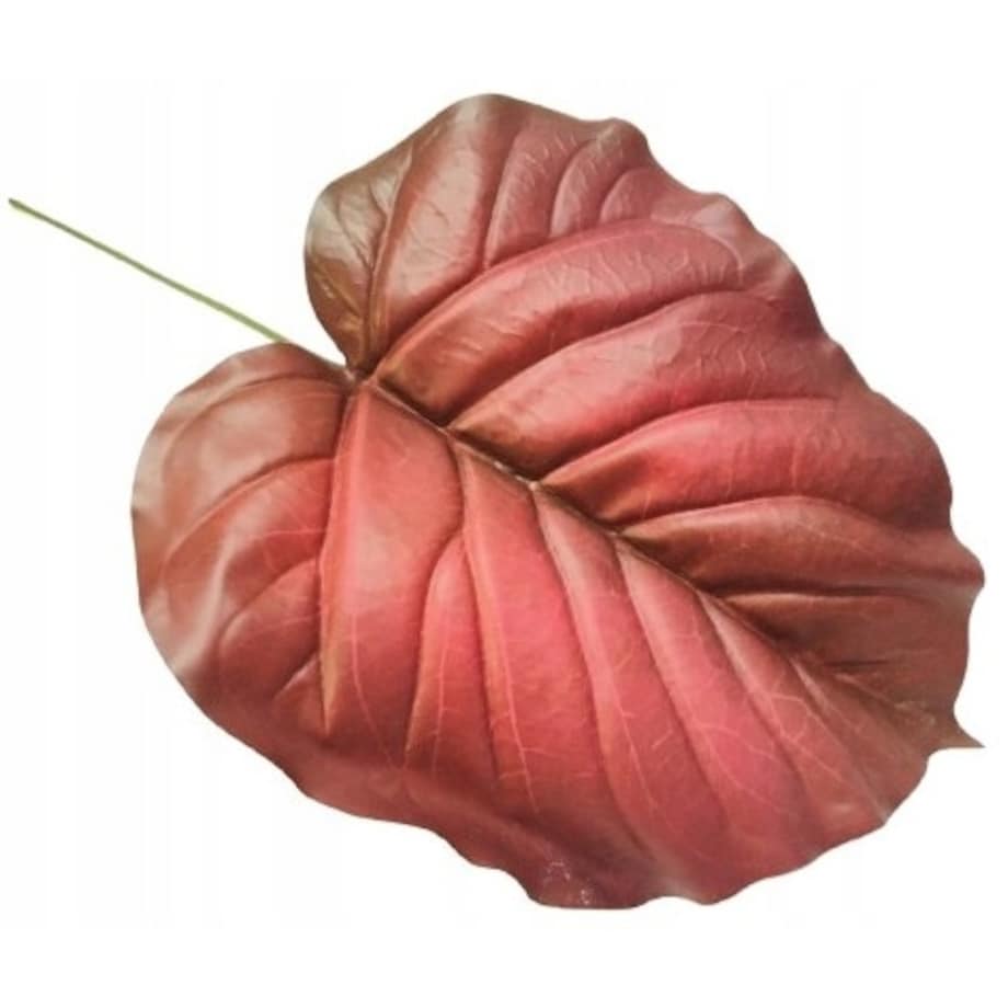 DUŻY LIŚĆ gumowany jak żywy do stroika wiązanki bukiet łodyga dodatek pik