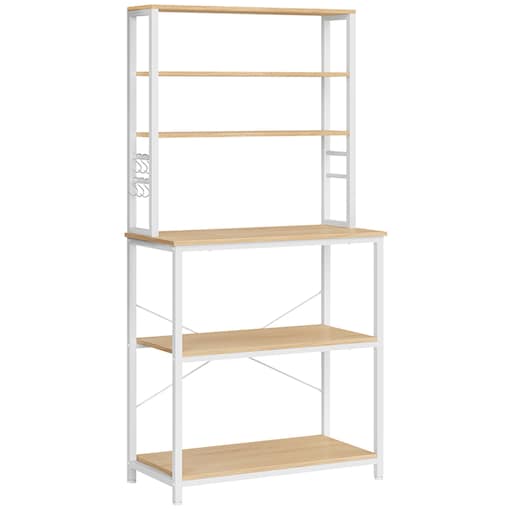 Szafka Kuchenna Wyspa z Półkami Nowoczesny Regał - Dąb