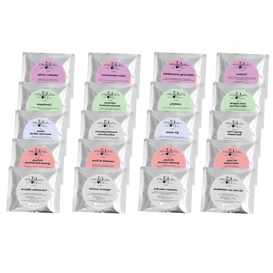 Drewniana skrzynka zestaw 60szt różnych herbat sypanych od Cup&You prezent