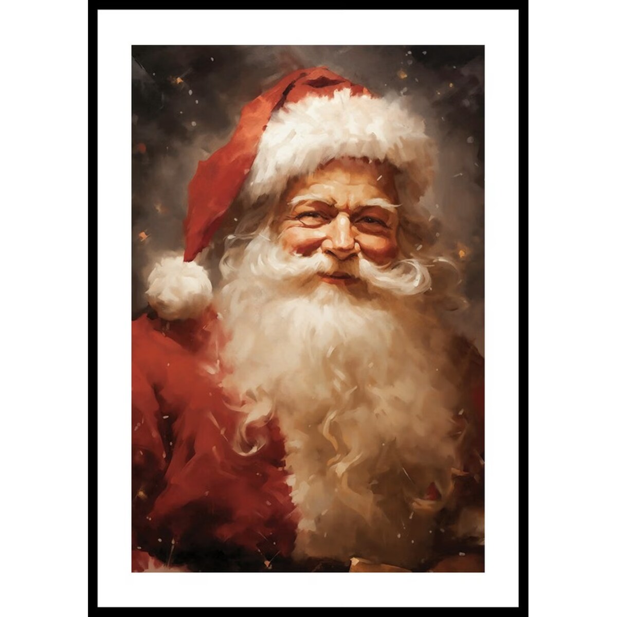 Poster Story, Plakat, Obraz - Radosny Święty Mikołaj, wymiary 50 x 70 cm