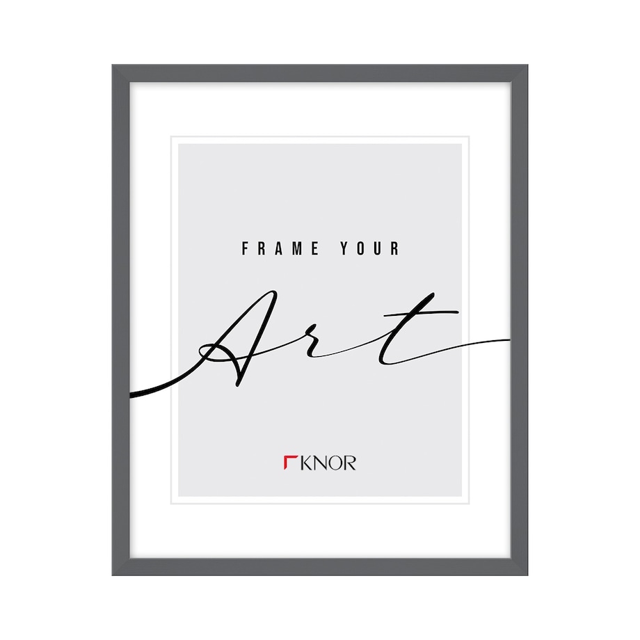 Szare ramki, 10x15 cm, ramka na zdjęcie, Knor - szare ramki do zdjęć i plakatów