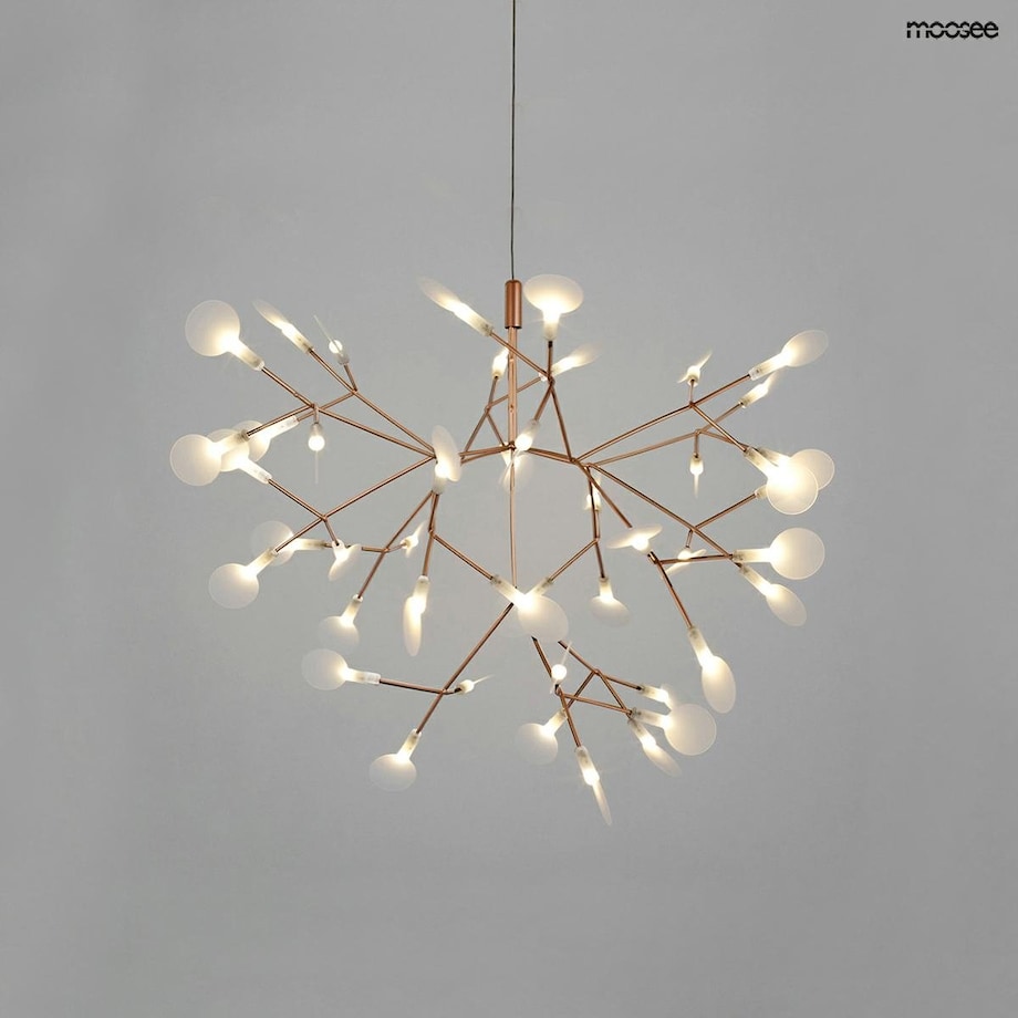 Lampa wisząca Flora MSE010100200 LED 23,W do sypialni złota