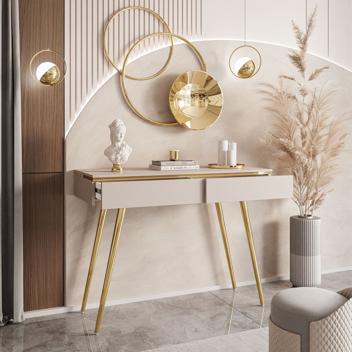 Konsola AURORA-S z szufladami kaszmir