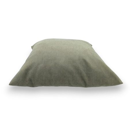 Szałwiowa sztruksowa poduszka dekoracyjna 50x50 Iga szara zieleń