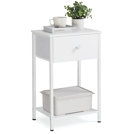 Stolik Szafka 38,1X27,9X61 Cm Biały