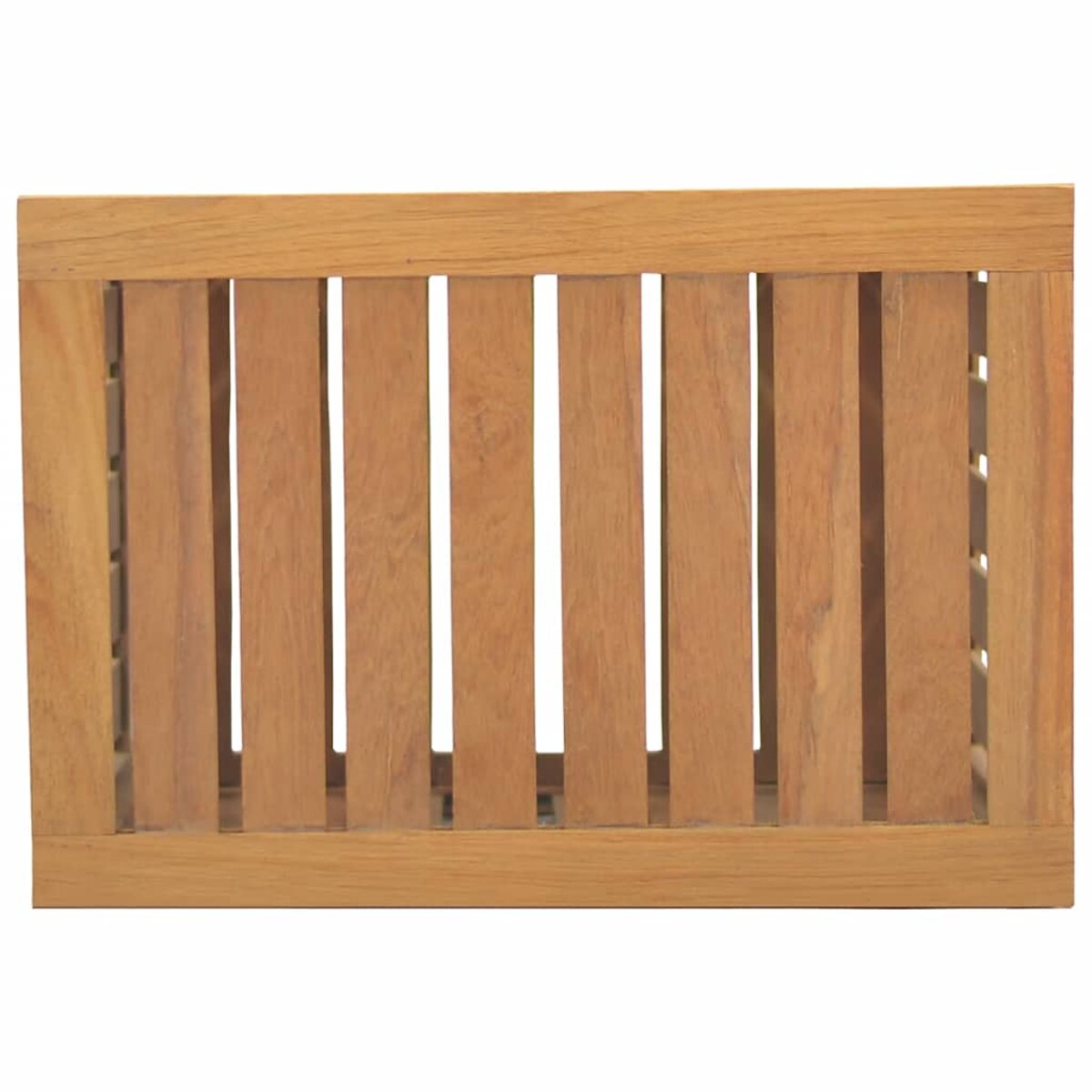 vidaXL Kosz na pranie, 50x35x60 cm, lite drewno tekowe