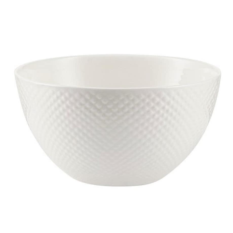 VILLA ITALIA Salaterka porcelanowa miseczka śniadaniowa 15 cm BARI WHITE