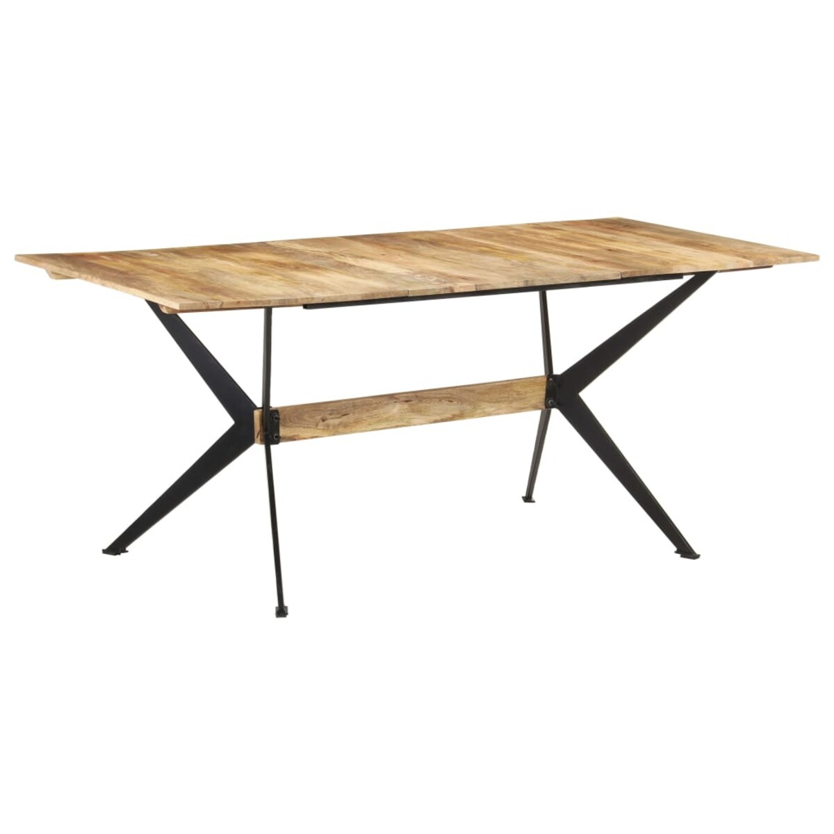 vidaXL Stół jadalniany, 180 x 90 x 76 cm, lite drewno mango