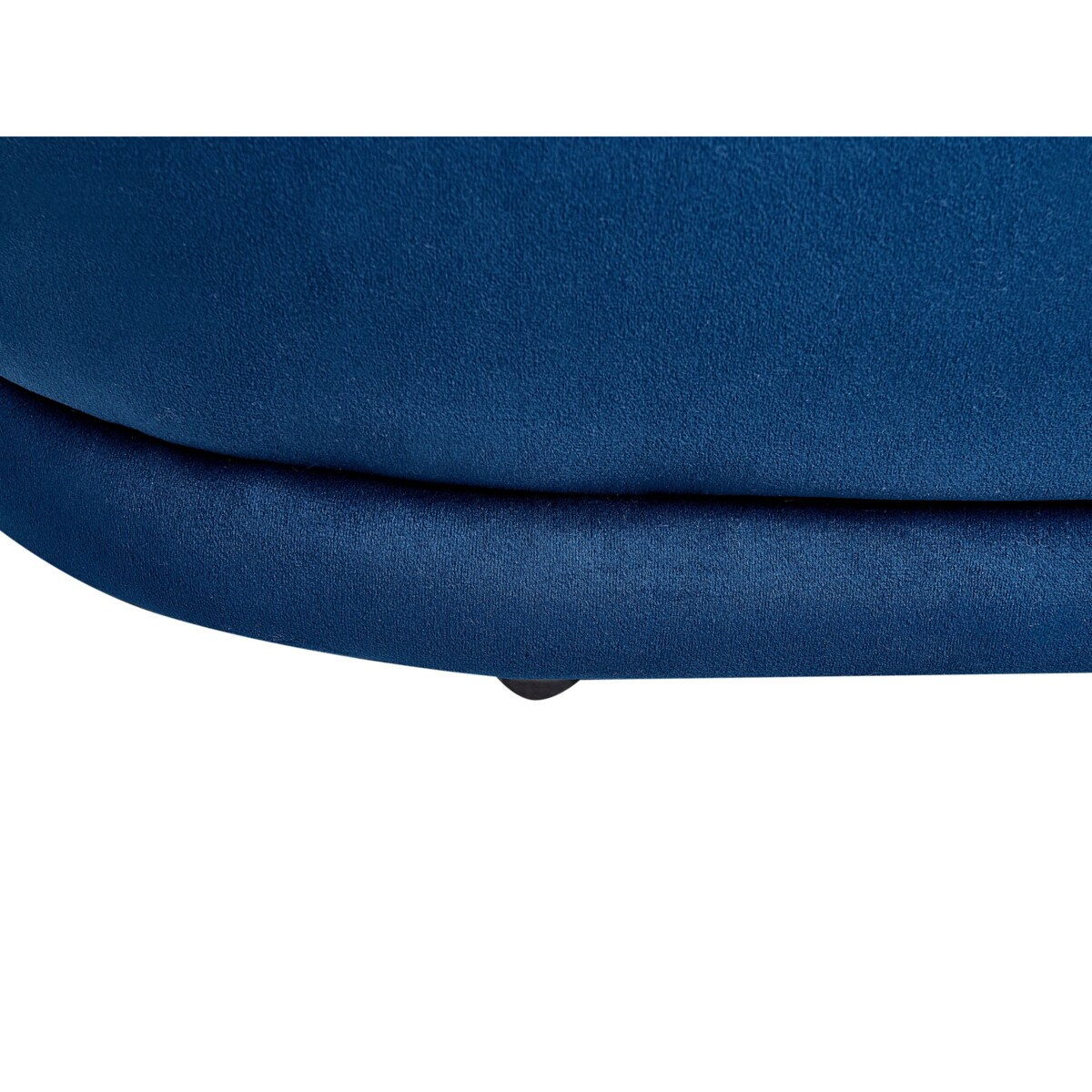 Ławka welurowa granatowa ELLENDALE