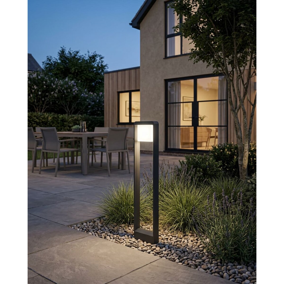 Lampa ogrodowa stojąca K-8265 z serii MILANO GREY