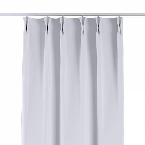 Zasłona na haczykach flex podwójnych 130x245 stalowa biel