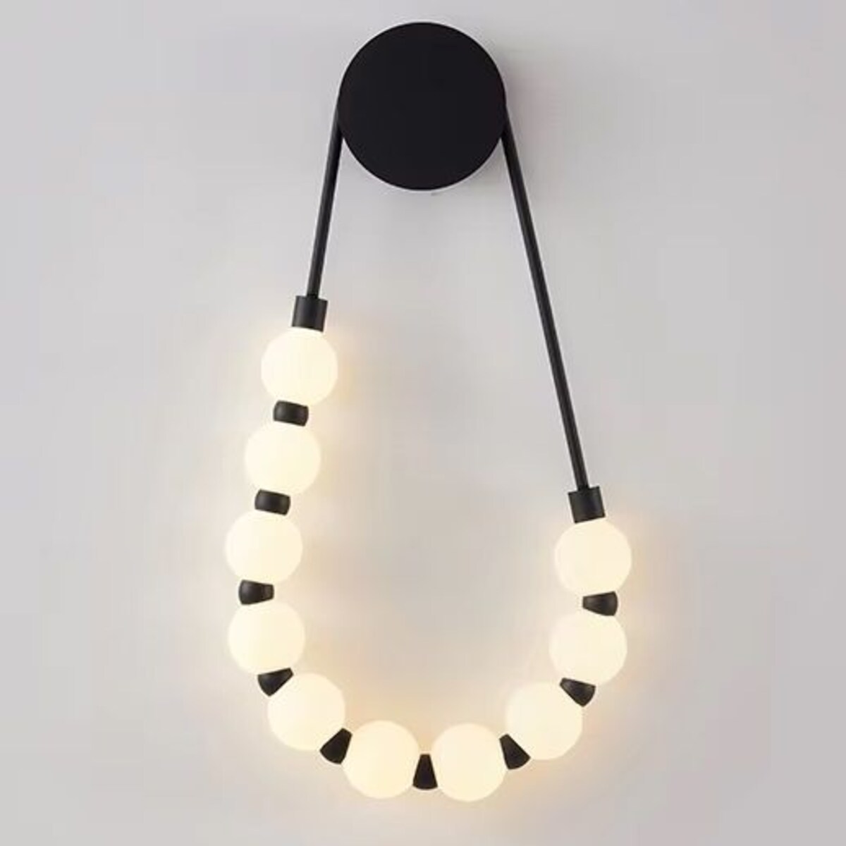 Kinkiet App1661-W Czarny, Metal