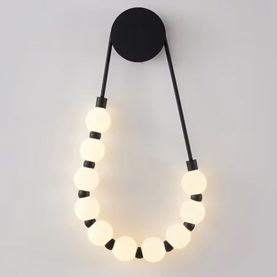 Kinkiet App1661-W Czarny, Metal