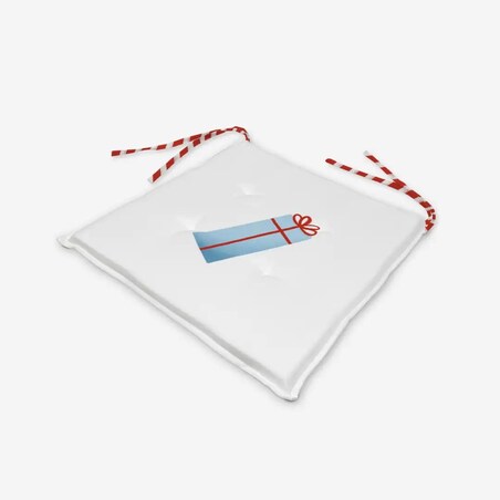 Poduszka świąteczna na krzesło - Minimalistyczny prezencik