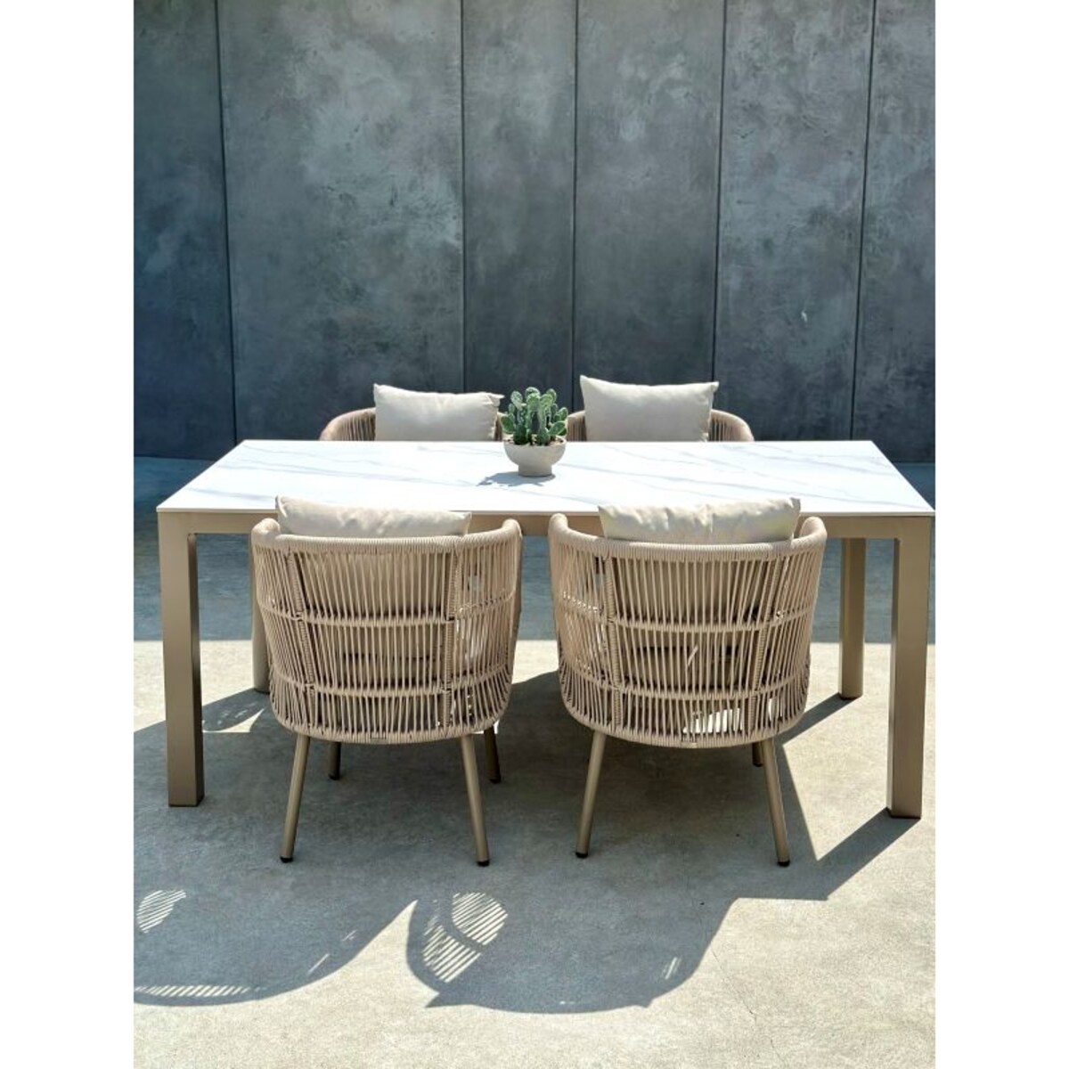 ZESTAW ALUMINIOWY AZZURE SZAMPAŃSKI 4