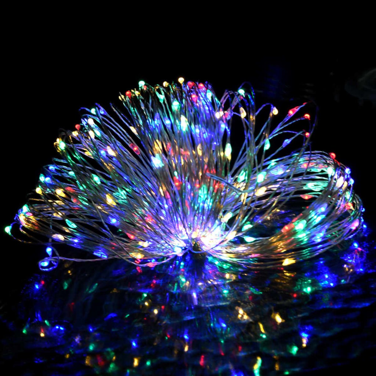 vidaXL Lampki świąteczne, 40 m, 400 kolorowych diod LED, 8 funkcji