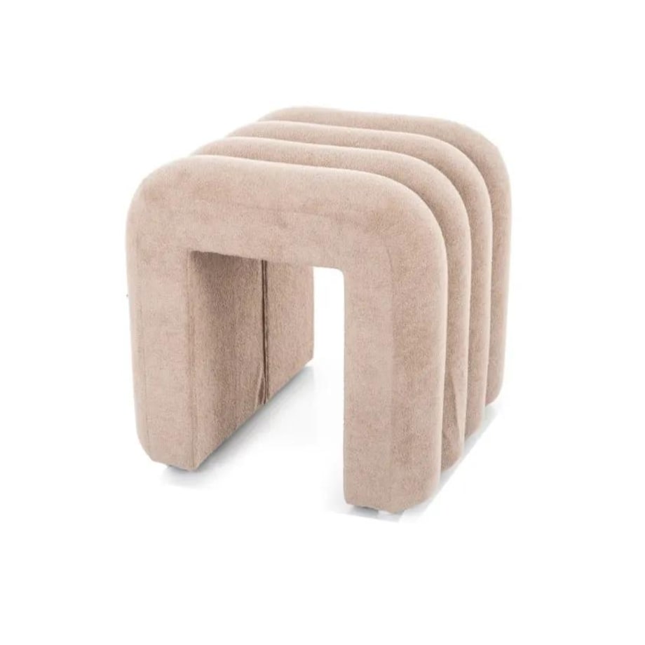 Pufa TICA ciemnobeżowa