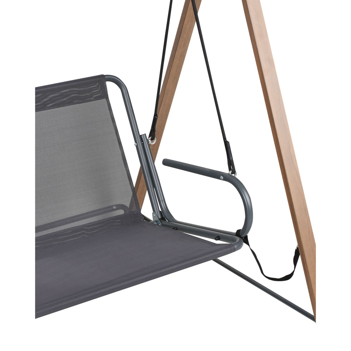 Huśtawka ogrodowa BONAGIA Metal Szary