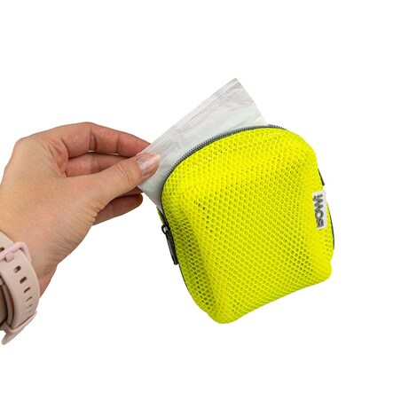 Organizer, etui w rozmiarze S, kosmetyczka na artykuły higieniczne, żółta